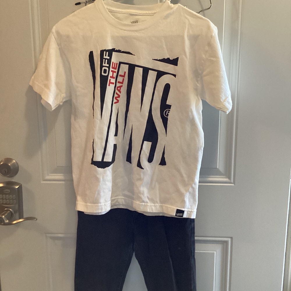 Boys size 12 Vans outfit